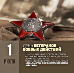 С днём ветеранов боевых действий